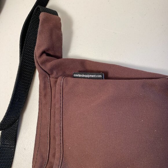 Overland Equipment Bag Crossbody Waist Pouch Brown Canvas Small Travel MadeInCA - Picture 7 of 14